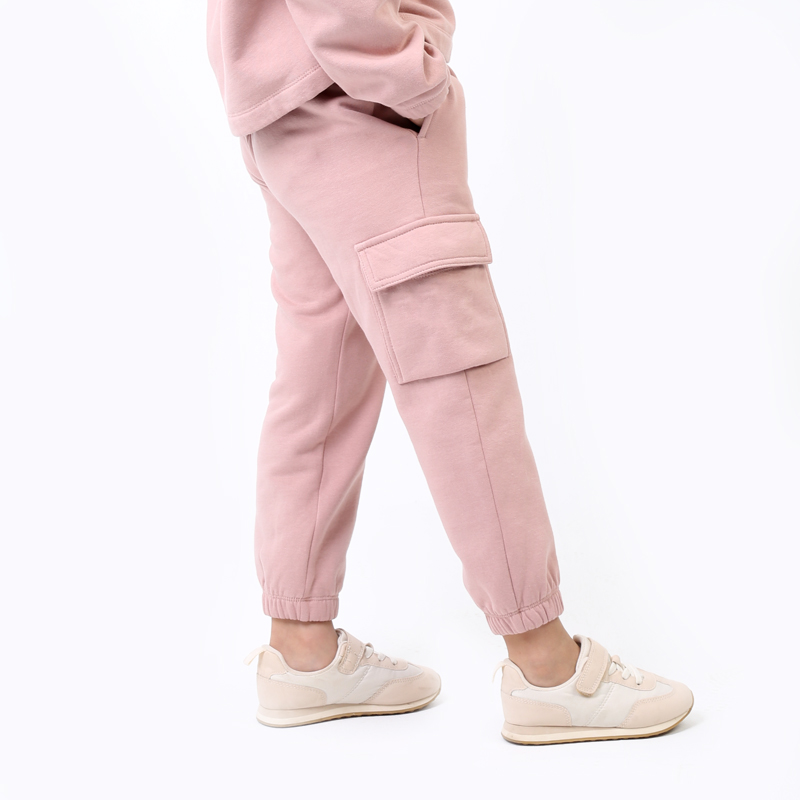 Brushed French Terry Cargo Sweatpants - Mobaco