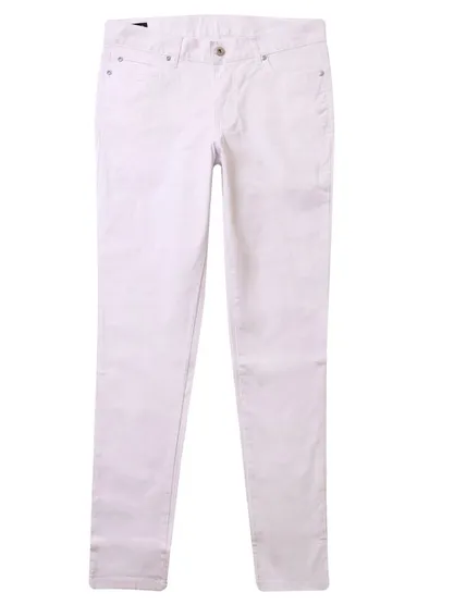 Regular Fit High Rise Twill Pants