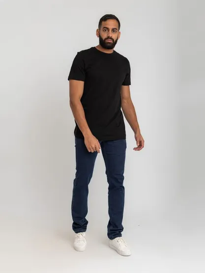 Round Neck Cotton T-Shirt 