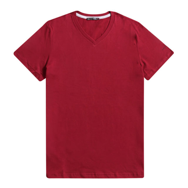 V-Neck Cotton T-Shirt - Mobaco