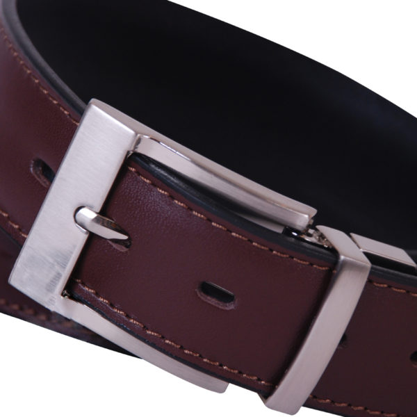 Double Face Leather Belt - Mobaco