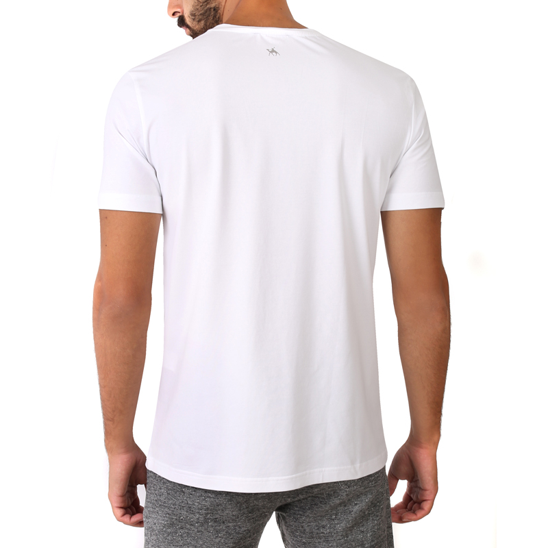 Round Neck Cotton Stretch T-Shirt - Mobaco