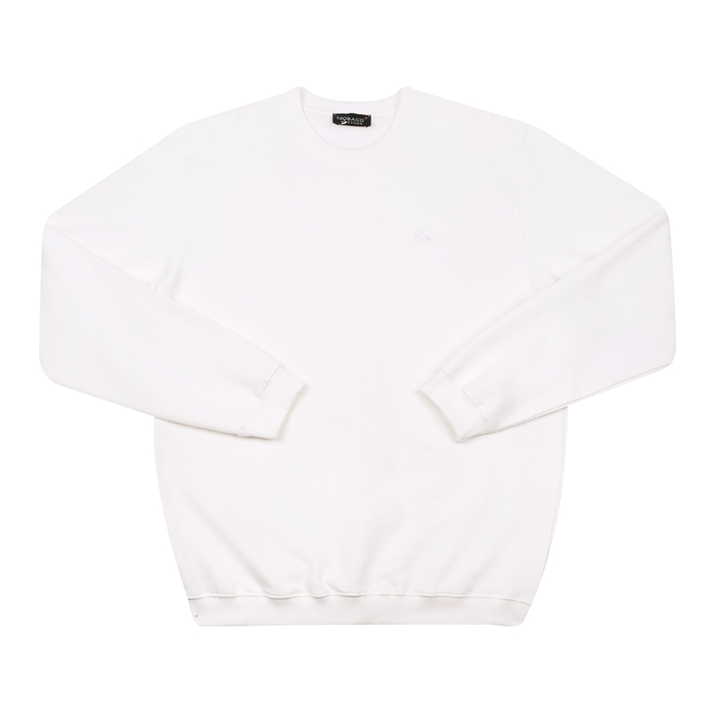 Brushed French Terry Basic Sweatshirt - Mobaco