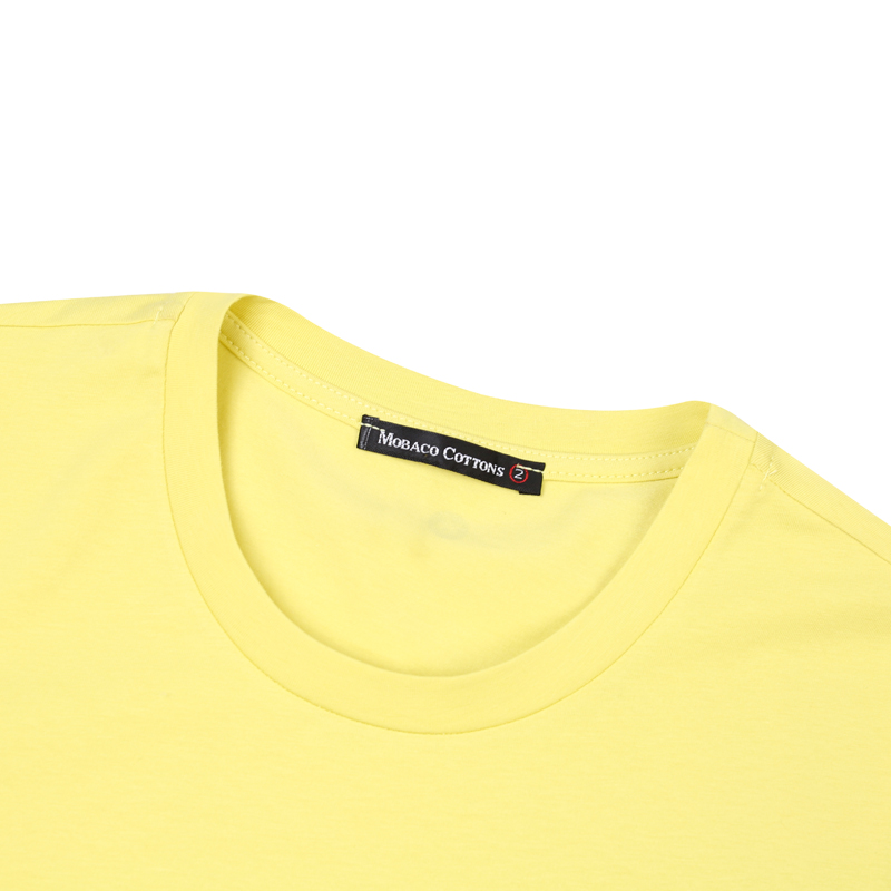 Round Neck Cotton Stretch T-Shirt - Mobaco