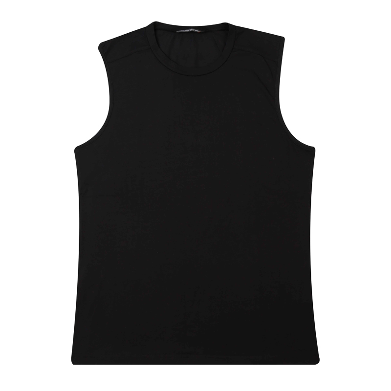 Sleeveless Cotton Stretch T-Shirt - Mobaco