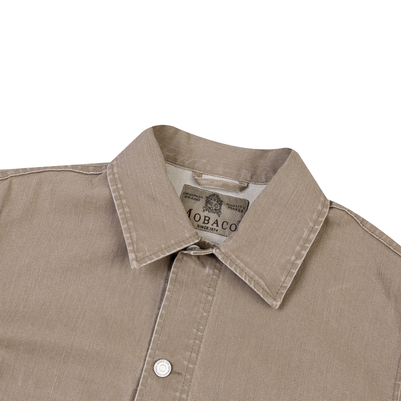 Cotton Shirt Jacket - Mobaco