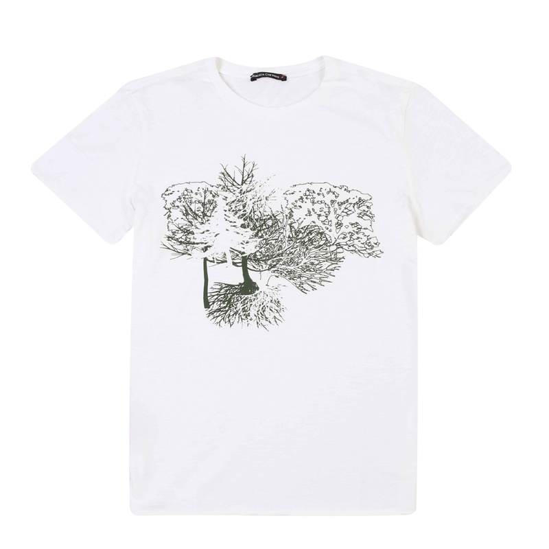 Cotton Slub Printed T-Shirt - Mobaco